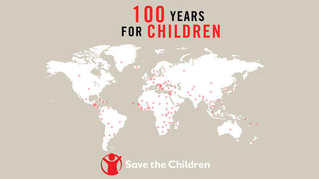Save the Children map animation Motion graphics