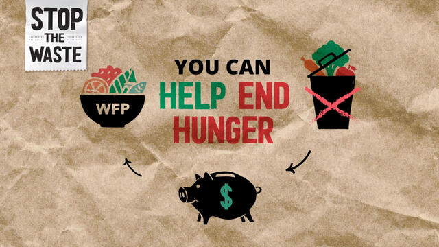 WFP - Stop The Waste Editing and motion graphics